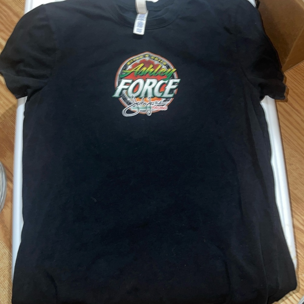 Ashley Force. Racing shirt size large